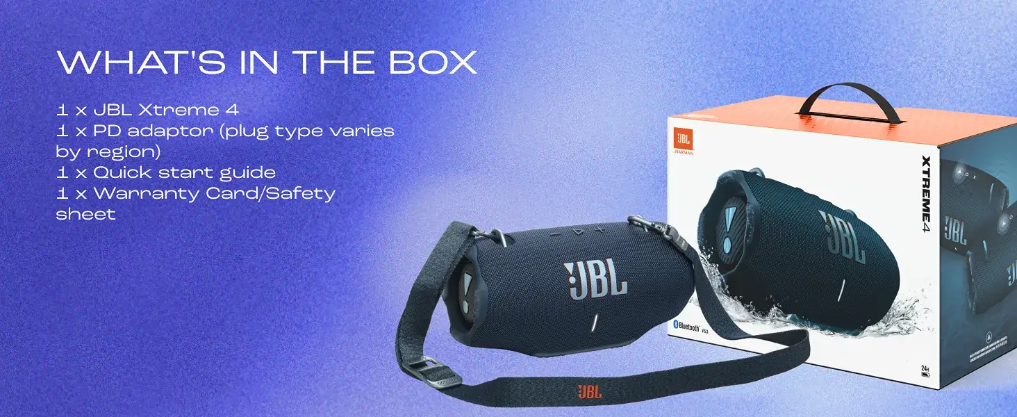  JBL Xtreme 4 Portable Waterproof Bluetooth Speaker
