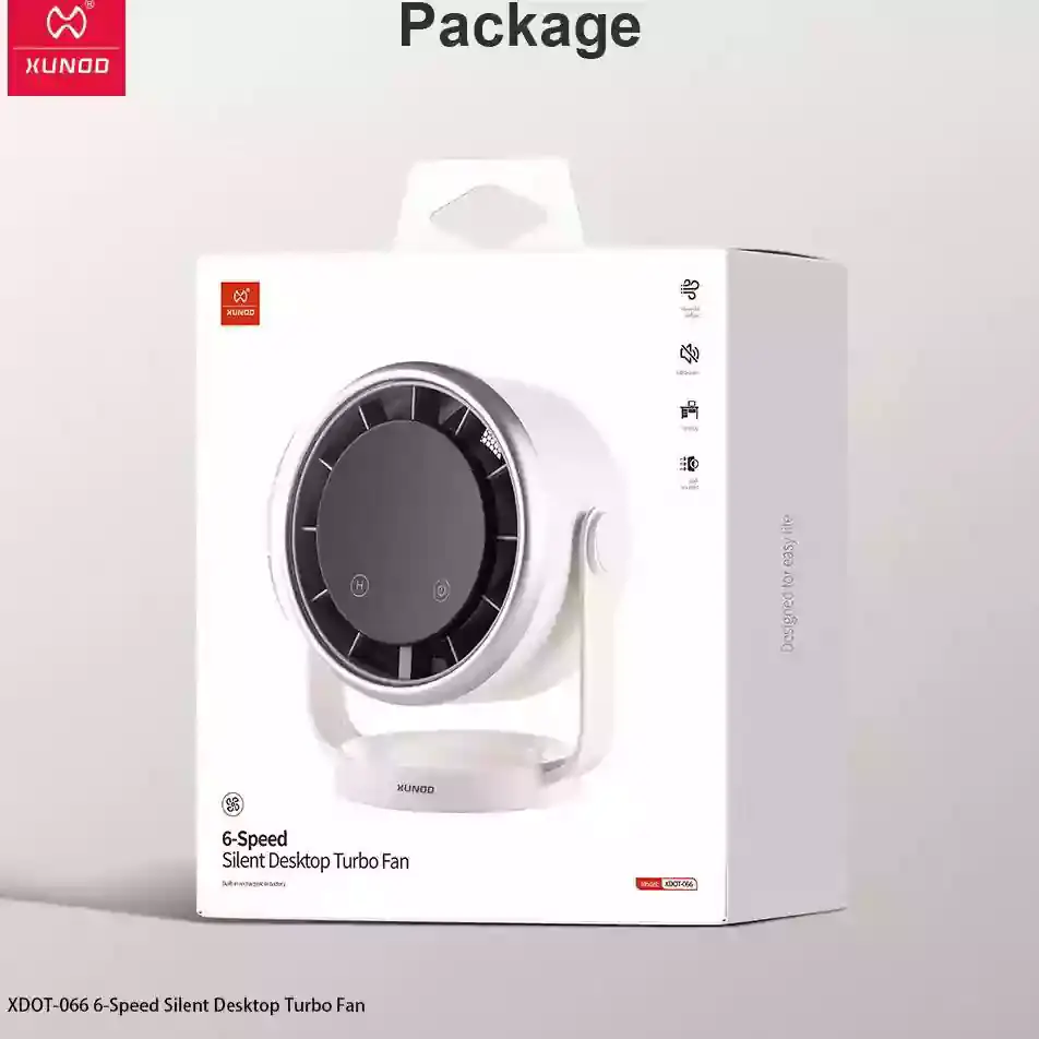 Xundd XDOT-066 Silent Desktop Turbo Fan